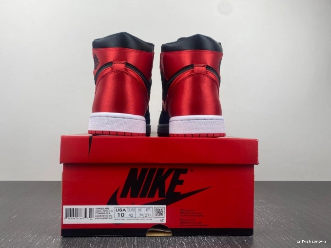 Jordan Bred Satin Air FD4810-061 High 1 OG WMNS 0822
